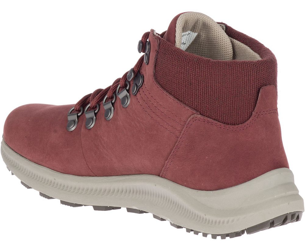 Botas Senhora - Merrell Ontario Mid Waterproof - Bordeaux - PNM216874